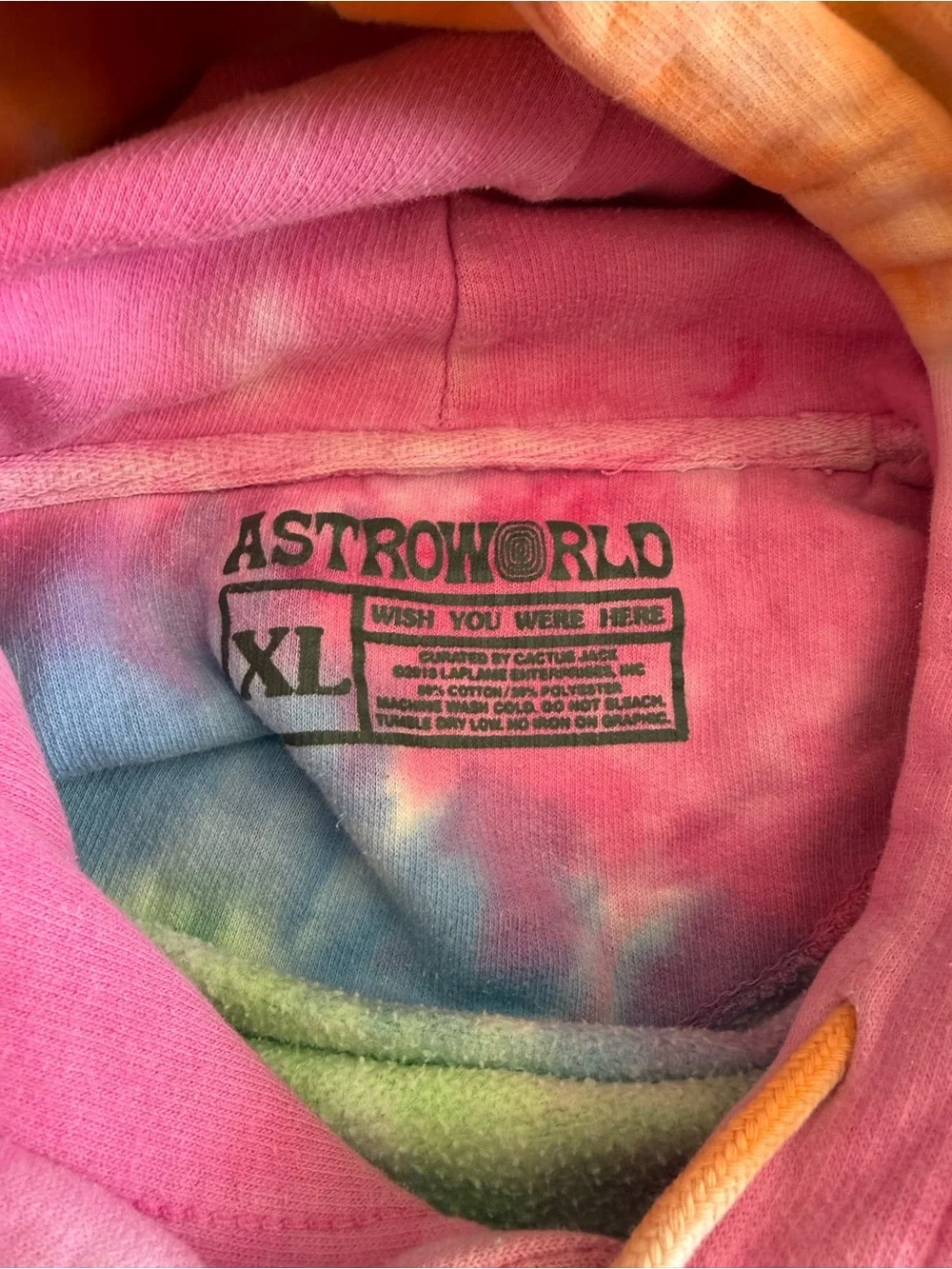 TRAVIS SCOTT OFFICIAL ASTROWORLD “Wish You Were Here” Tour Hoodie